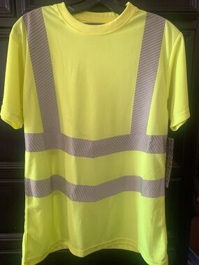 Hi-Vis Short Sleeve Safety Tee - Yellow